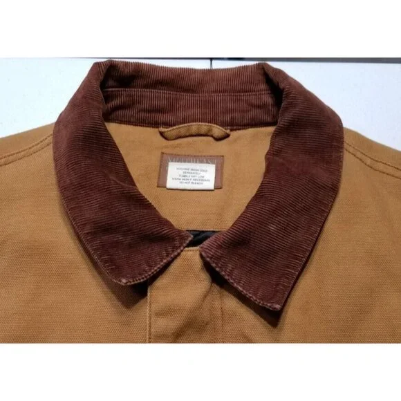 Northeast Outfitters Full Zip Canvas Quilt Lined Chore Barn Coat Jacket Men XXL - Picture 7 of 16